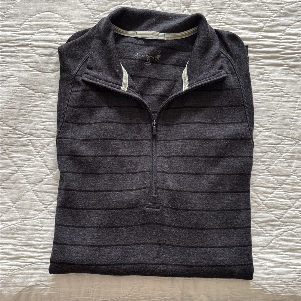 Smartwool Striped 1/4 Zip - Picture 11 of 11